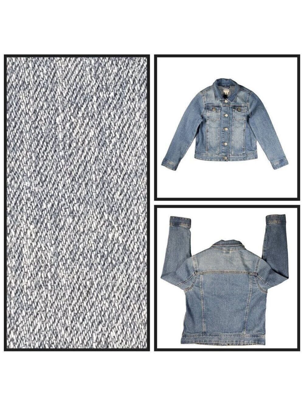 Crewcuts Girls Denim Jacket Size 8 Blue Stretch